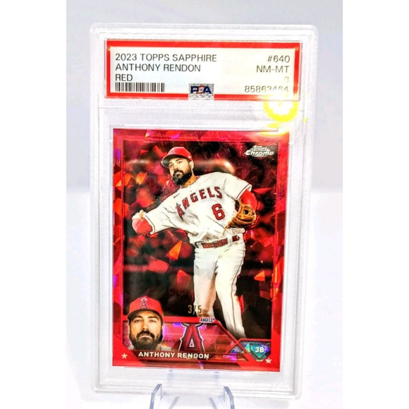 Sp 03/05 #640 Topps Chrome Sapphire Red Refractor #640 Anthony Rendon - Picture 7 of 8